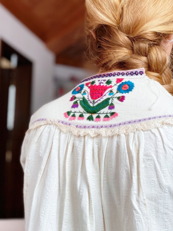 Folk Dress with embroidery. Traditional costume. … - image 10