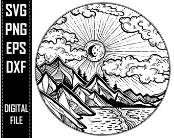 Free Free 216 Mountain Svg Etsy SVG PNG EPS DXF File