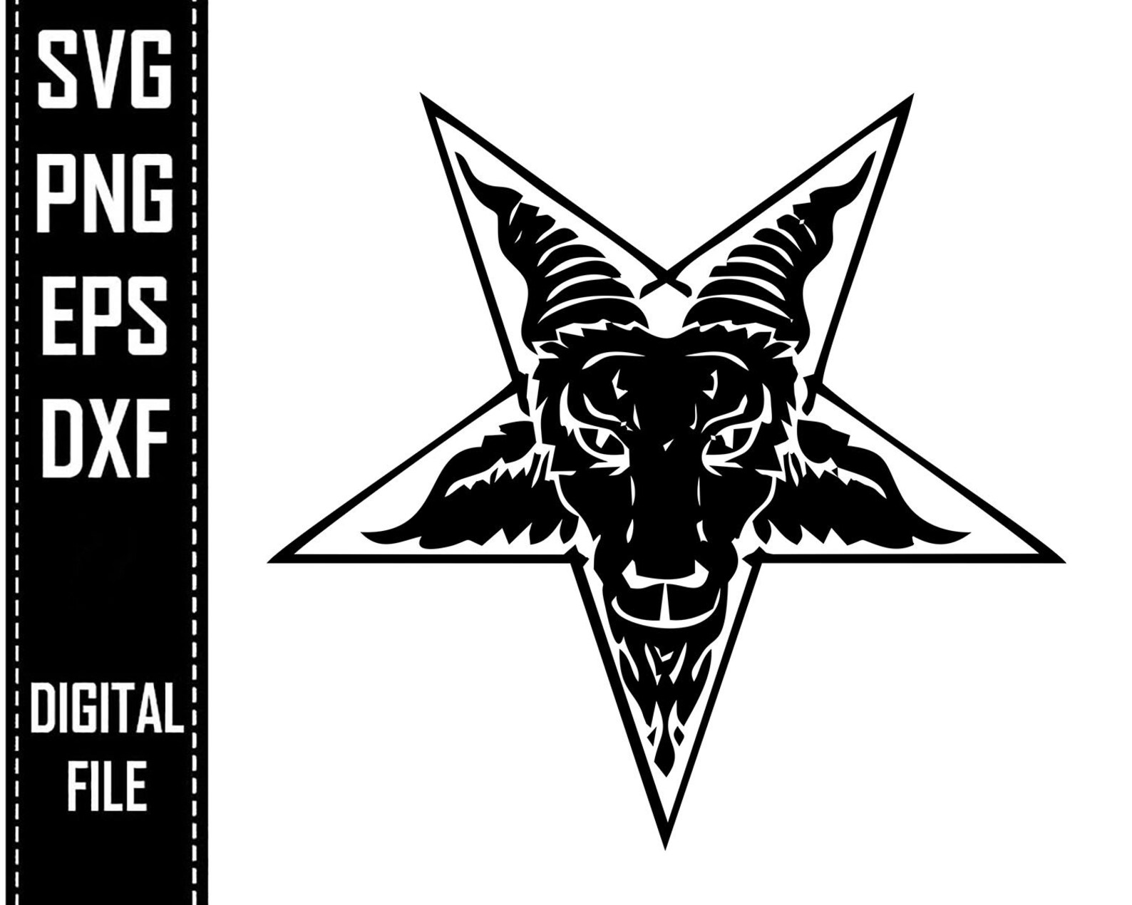 Wicca Pagan Pentagram Pentacle Svg Pdf Png Eps Dwg Dxf Etsy