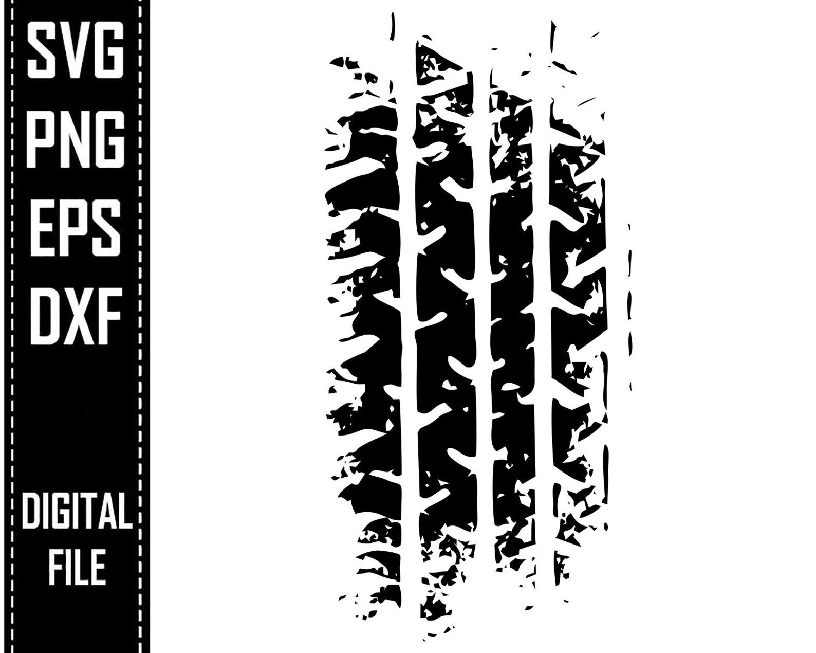Tire Tracks Svg Car Tire Tracks Eps Racing Png Car Tire Prints Etsy