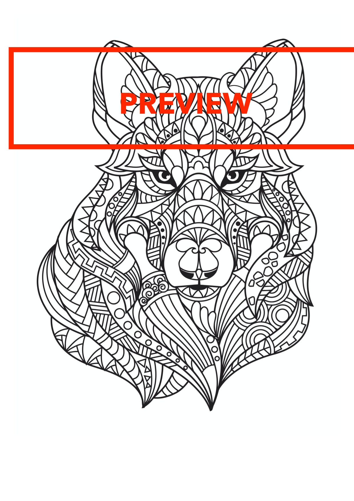 40 Stunning Animal Coloring Pages PDF Digital Download | Etsy