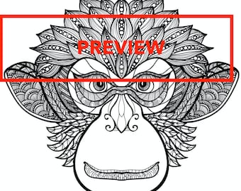 53 Amazing Animal Coloring Pages - PDF Digital Download