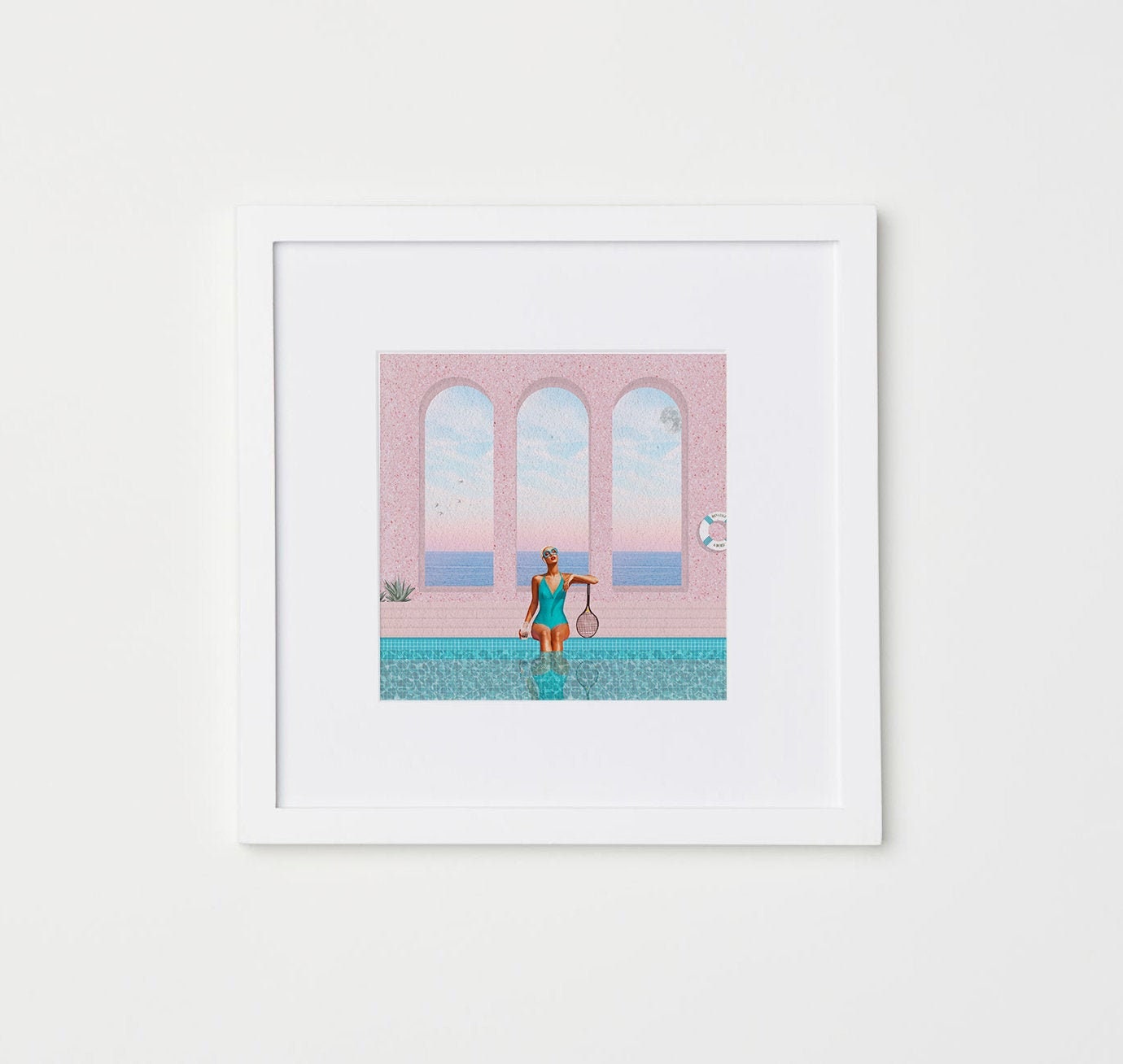 Collage Bluemoon | avec ou Sans Cadre