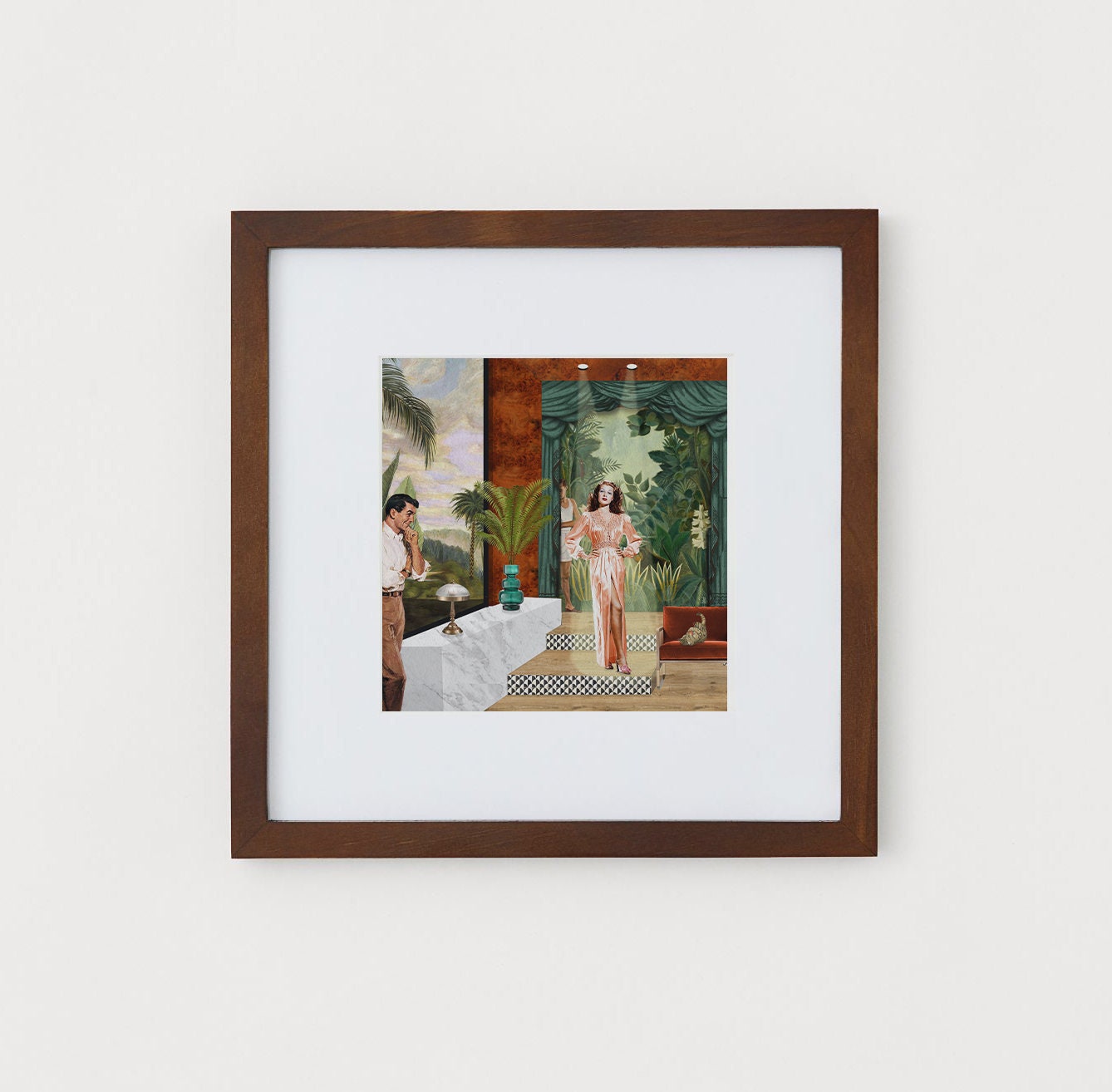 Collage Rita Hayworth | avec ou Sans Cadre