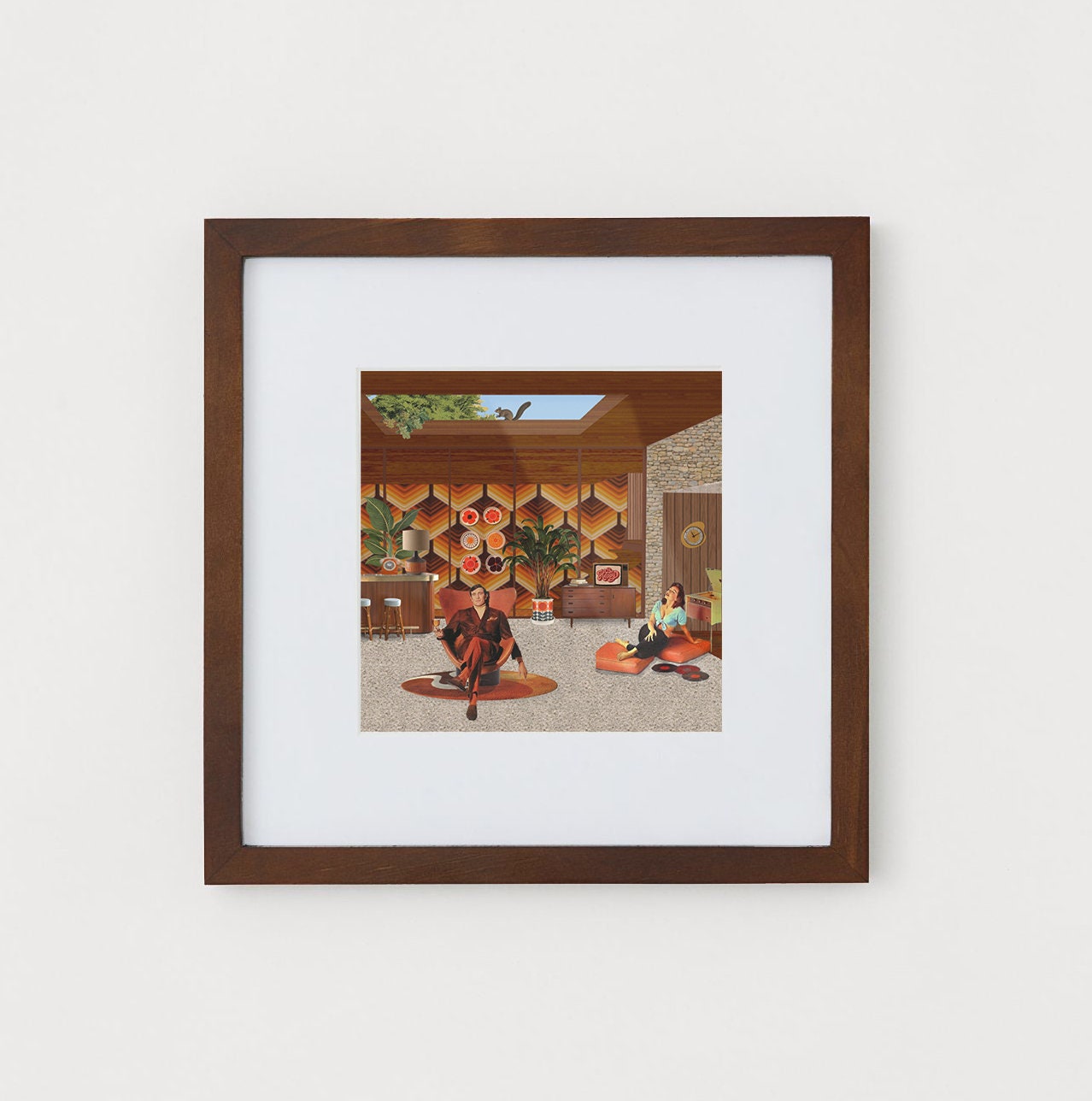 Collage 70S | avec ou Sans Cadre