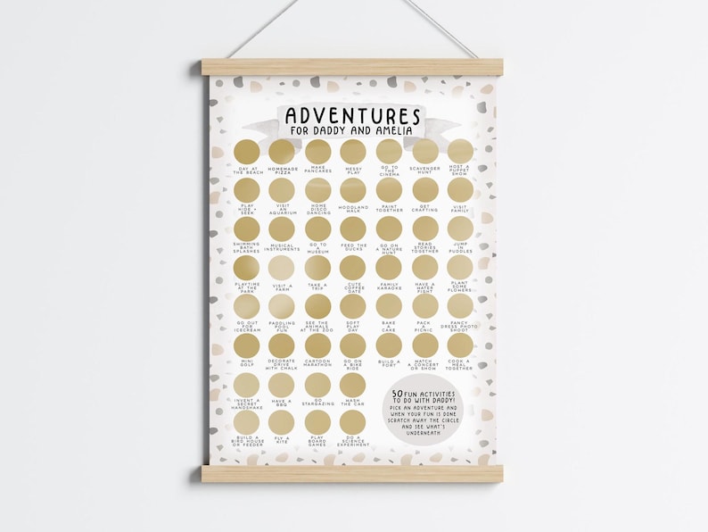 Personalised Gift for Dad | Birthday Gift for Daddy | Things to do with Daddy | Happy Birthday Daddy | To Daddy from Kids image 2