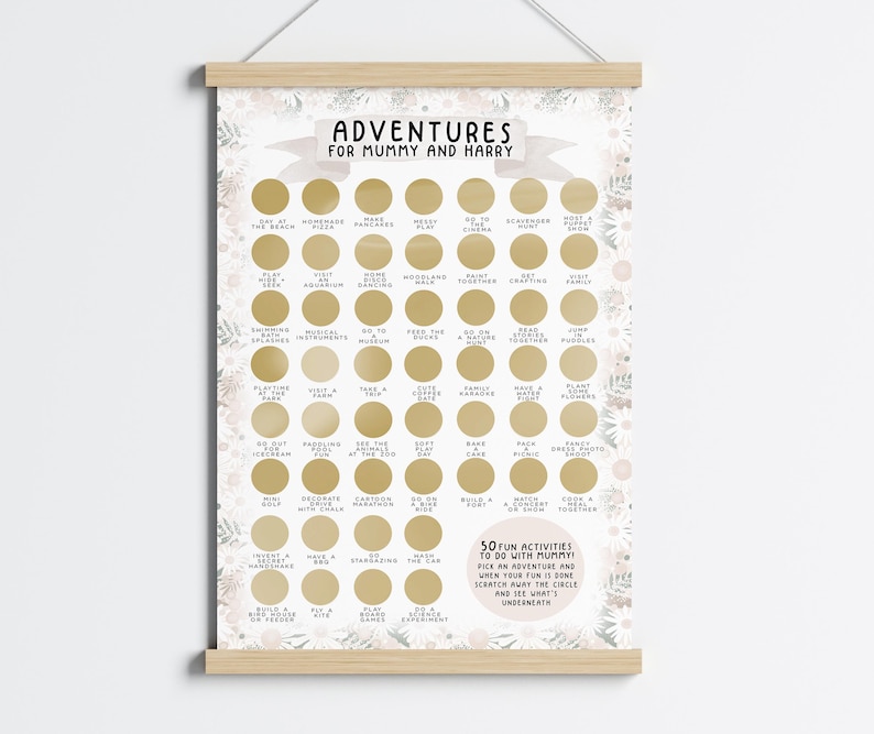 Personalised Gift for Mum | Birthday Gift for Mummy | Things to do with Mummy | Happy Birthday Mummy | To Mummy from Kids afbeelding 1