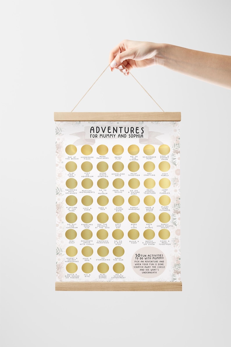 Personalised Gift for Mum | Birthday Gift for Mummy | Things to do with Mummy | Happy Birthday Mummy | To Mummy from Kids afbeelding 6