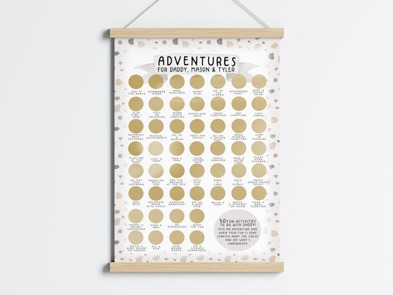 Personalised Gift for Dad | Birthday Gift for Daddy | Things to do with Daddy | Happy Birthday Daddy | To Daddy from Kids