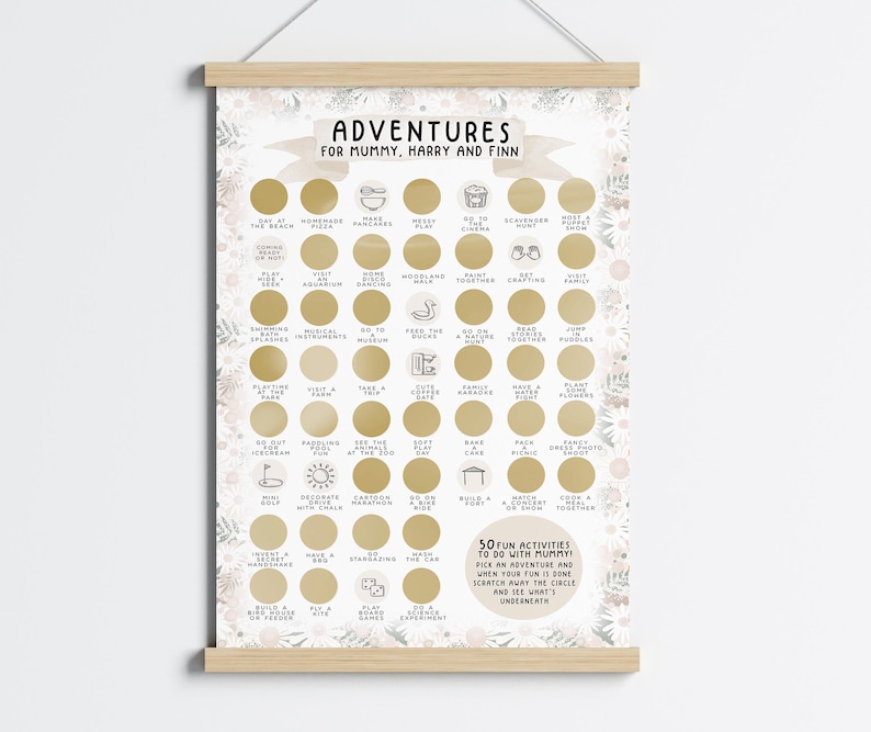 Personalised Gift for Mum | Birthday Gift for Mummy | Things to do with Mummy | Happy Birthday Mummy | To Mummy from Kids afbeelding 3