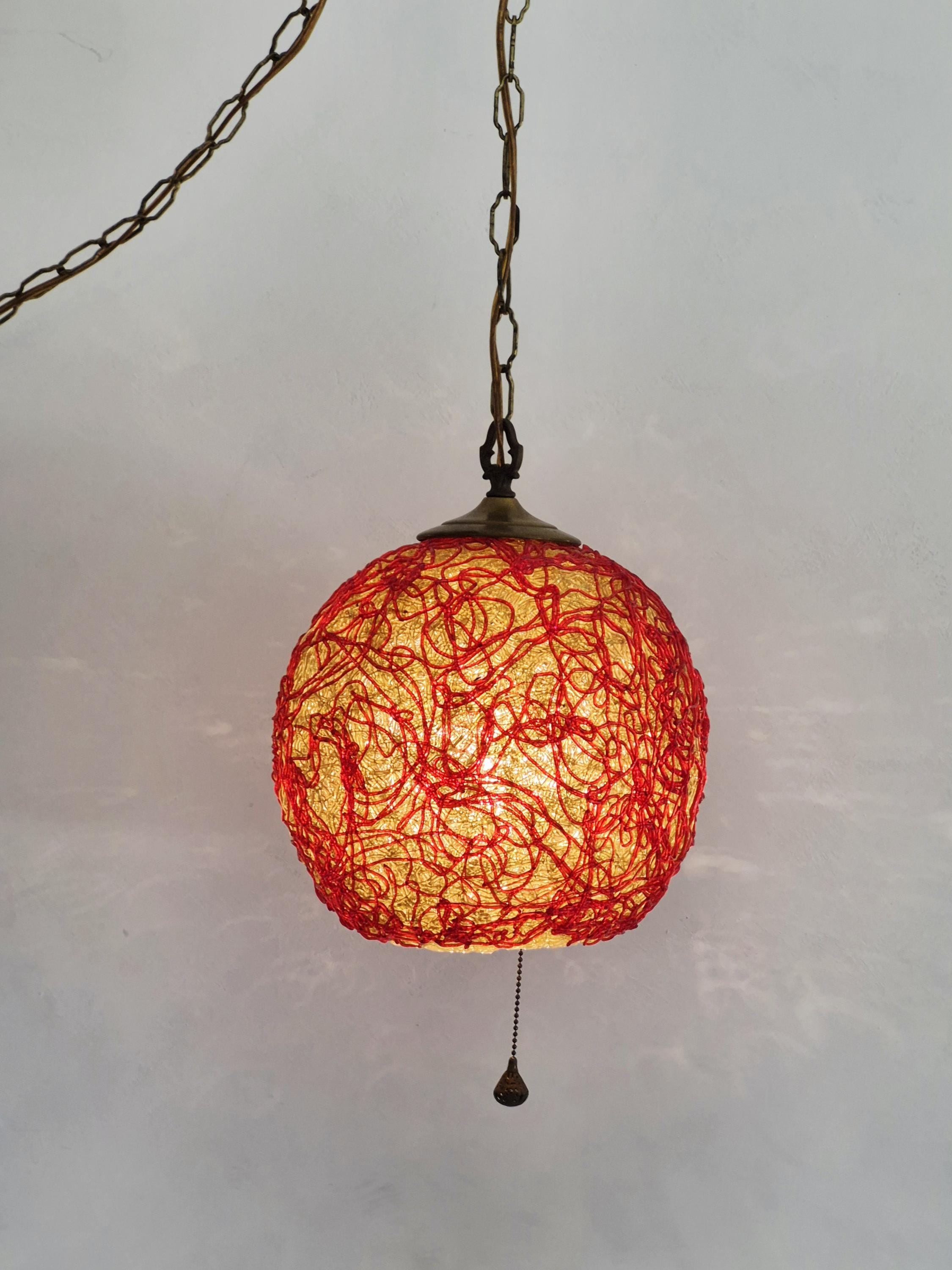 Spun Lucite Spaghetti Lamp - Etsy