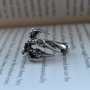 Eagle Claw Ring, Eagle, Claws, Jewellery, Animals, Rings, Goth, Alternative Jewellery, Gifts, punk, punk jewellery