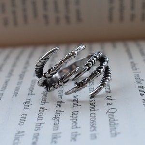 Kloring, Fingerring, Klor, Grova Ringar, Statement, Herr, Dam, Smycken, Skelett