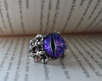 Bague Oeil de Dragon - Bague Ajustable