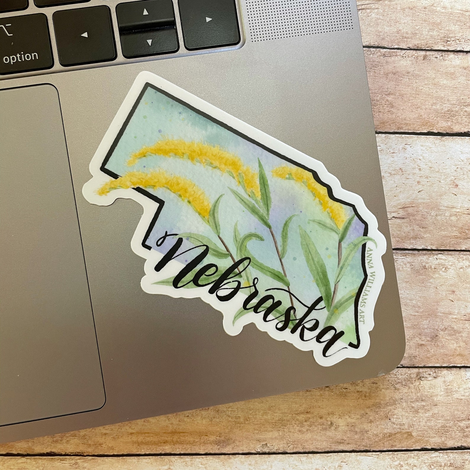 Nebraska State Flower Sticker / Weatherproof Sticker / | Etsy