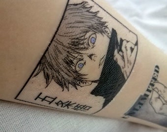 Anime Tattoo Etsy