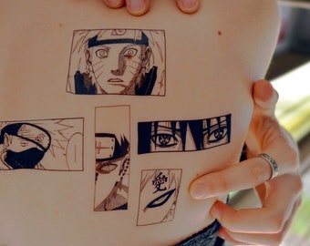 Manga Tattoo Etsy