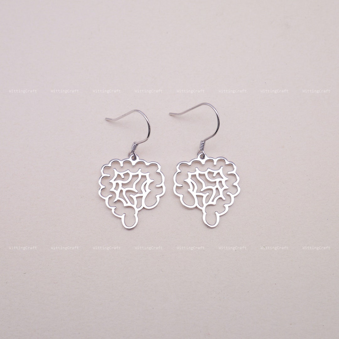 Intestine Earrings More Human Organ Earrings Gift for Etsy