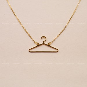 Coat Hanger Necklace, Clothes Hanger, Pro Choice, Women&#39;s Rights, 925 Sterling Silver Necklace, Silver, Gold, Rose Gold, N1021