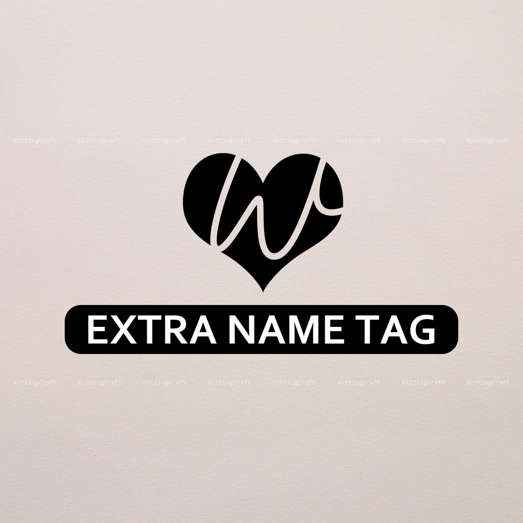 Extra Name Tag for Name Necklace, 925 Sterling Silver Necklace, Silver ...