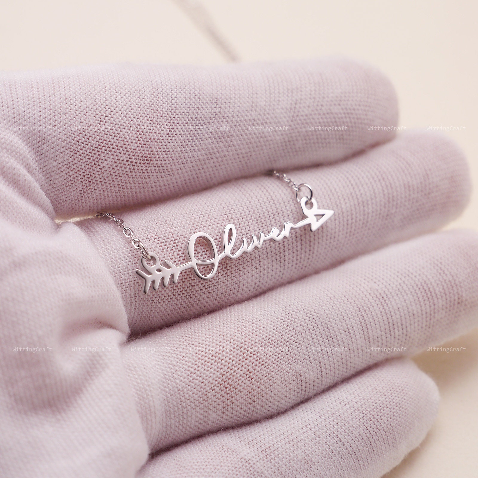 Arrow Necklace with Name, Personalized Name Arrow Necklace, Archer Necklace, 925 Sterling Silver Necklace, Silver, Gold, Rose Gold, N2023