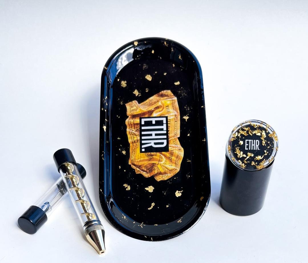 Home Kit Smoking Set with Accessories Rolling Tray Airtight Etsy