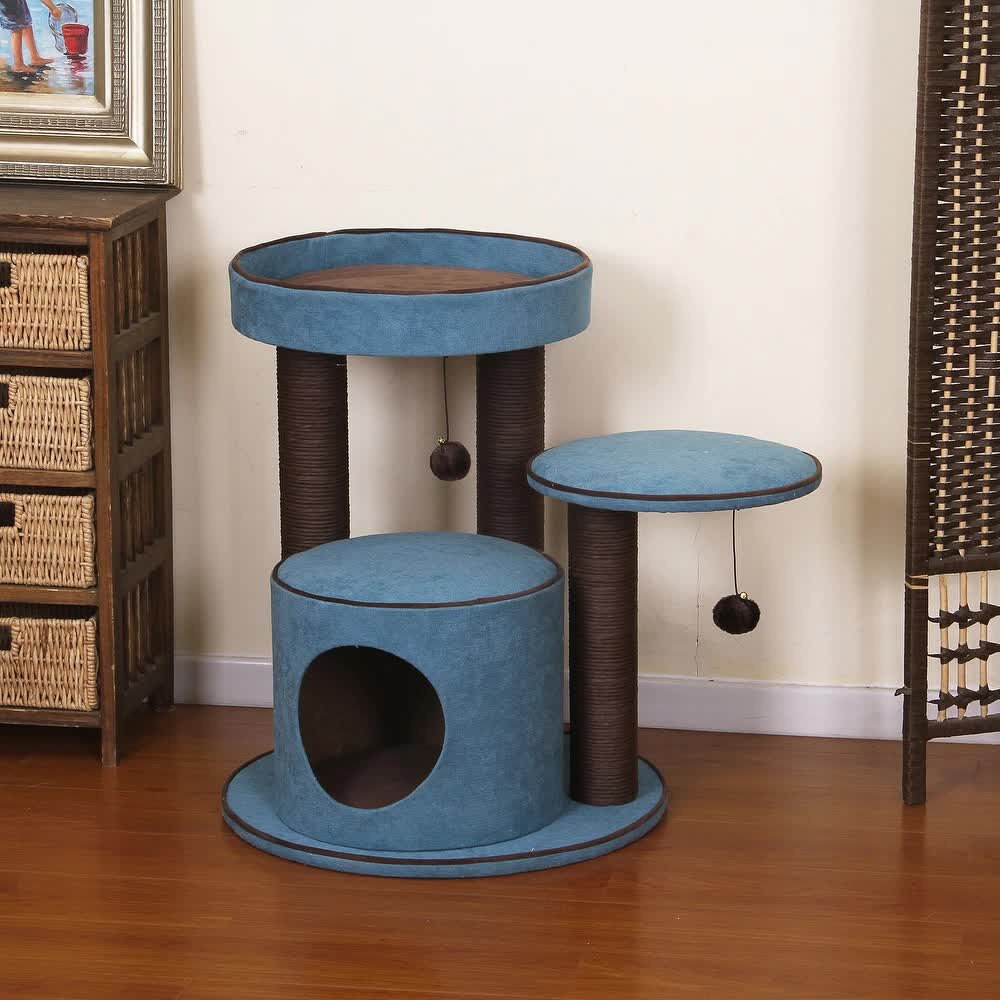 Cat Tower handmade cat condo with modern cat furniture Etsy
