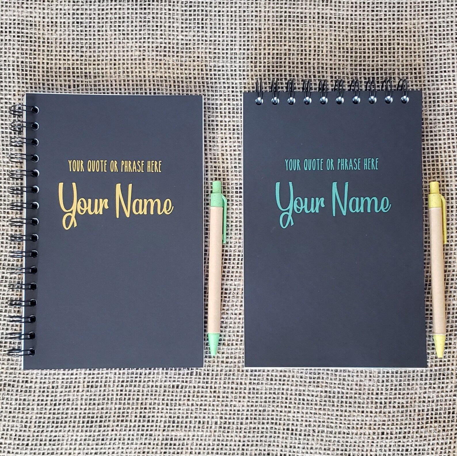 Customized Journals & Notebooks with Pen Etsy