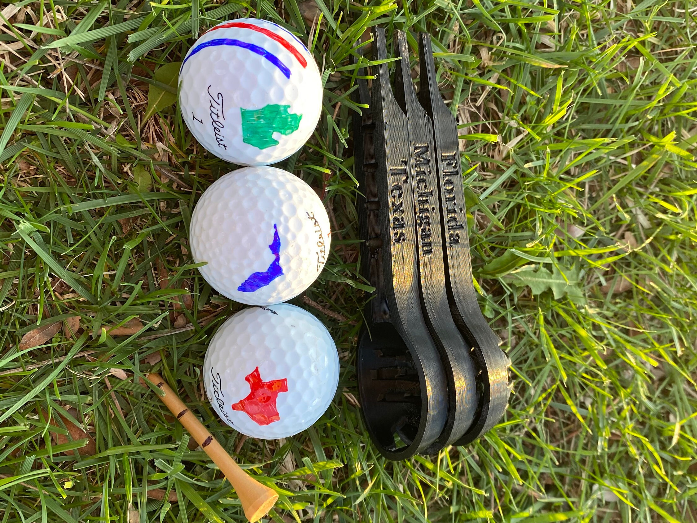 Golf SPOON5in1 herramienta de golf Personalizado 50 Estado Etsy España