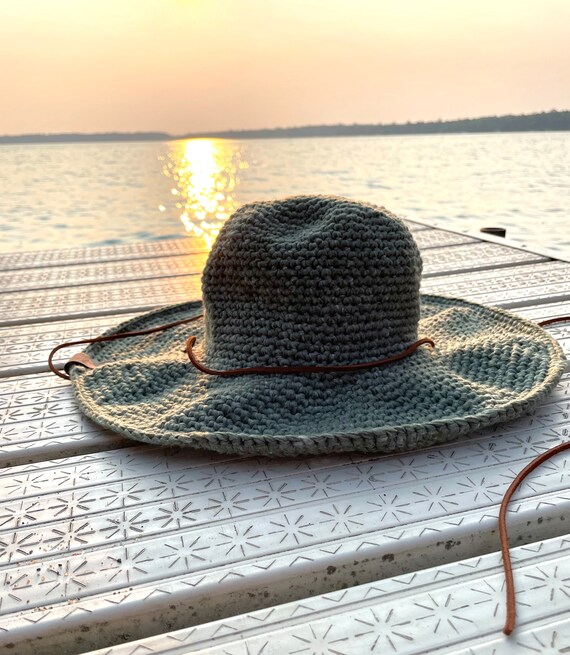 Olive Green Fedora Hat Etsy