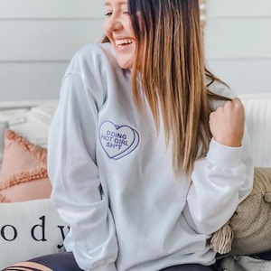 Sudadera de cuello redondo Hot Girl Sh*t