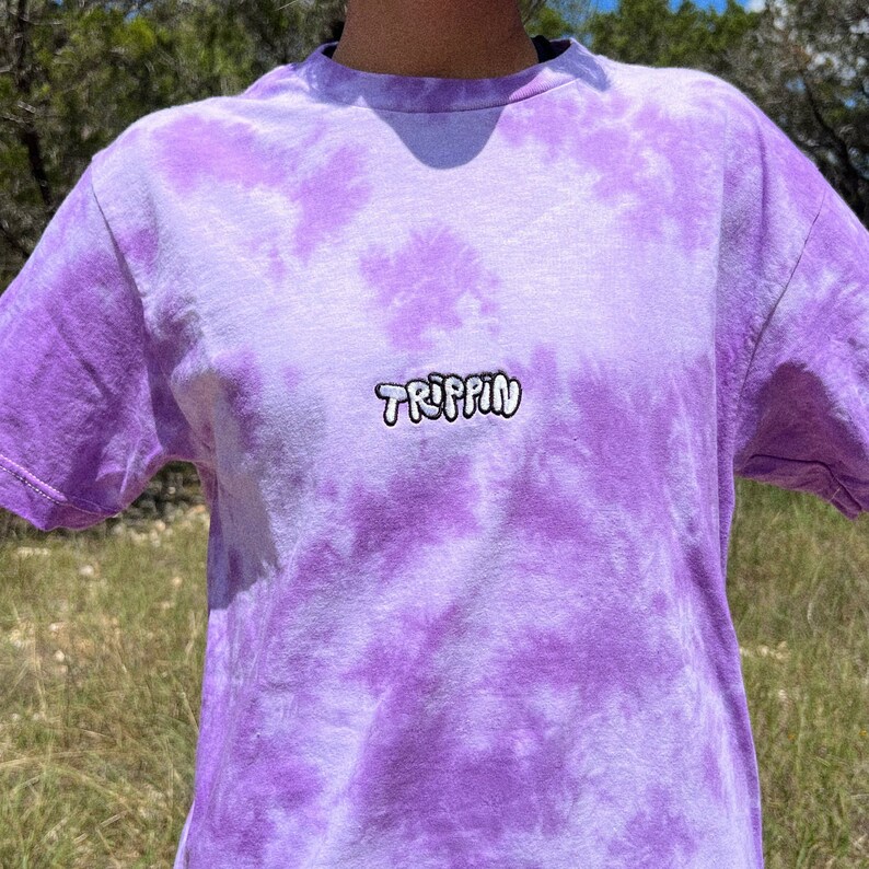 trippin tie dye shirt