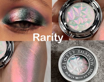 Rarity, Luxury Multichrome Eyeshadow, Pressed Chameleon Pigment, Highlighter Makeup, Multichrome Flakes, Mother’s Day Gift