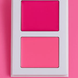 Pink, Blush Duo Crème Powder, Blush Palette,  Lightweight, Buildable & Long-Lasting, Vegan Blush, Gift for her
