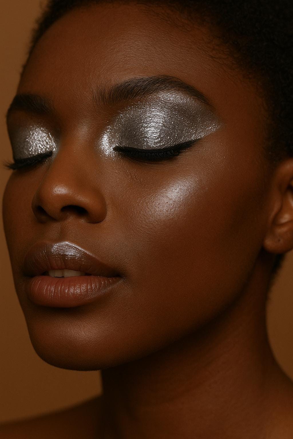 Silver Frost, Metallic Silver Eyeshadow