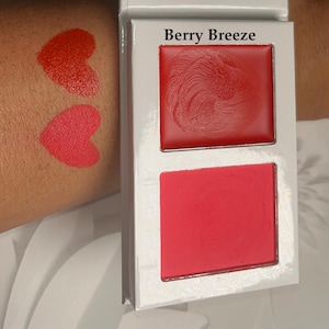 Crème-to-Powder Blush Duo, Lightweight Vegan Palette