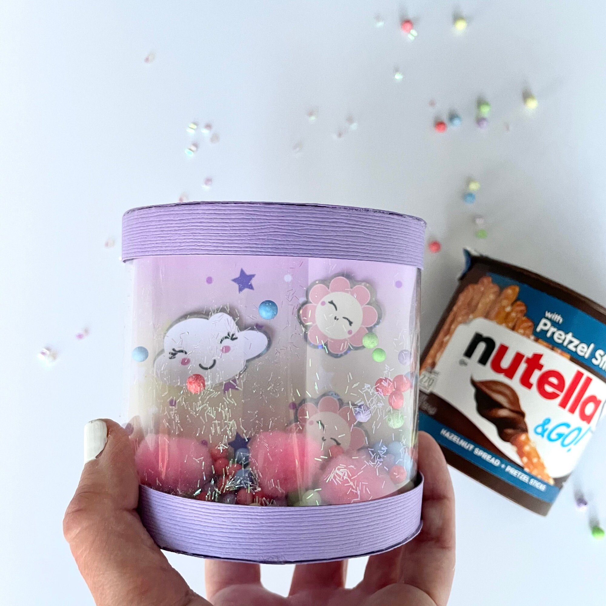 Nutella &amp; Go Template Nutella and Go Lid and Label Blank - Etsy Australia