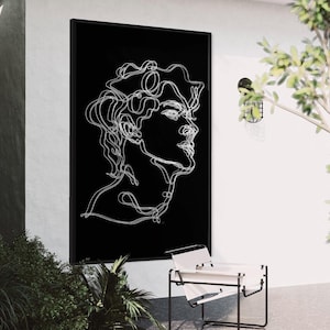 He Him wall art| fine art aesthetic home decor aesthetic single line art| aesthetic wall art minimalist art black and white large prints
