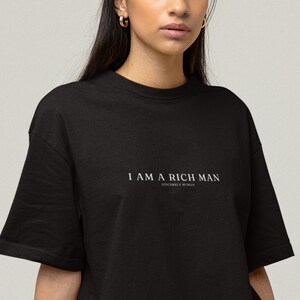 Mamá soy una camiseta de gran tamaño de hombre rico para mujer, camiseta estética - Camiseta gráfica afirmación minimalista Camiseta para salud mental deportiva