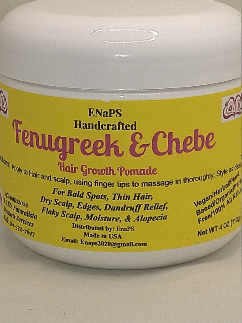 Fenugreek & Chebe Hair Grease Great for Restoring Hair Follicles, Great