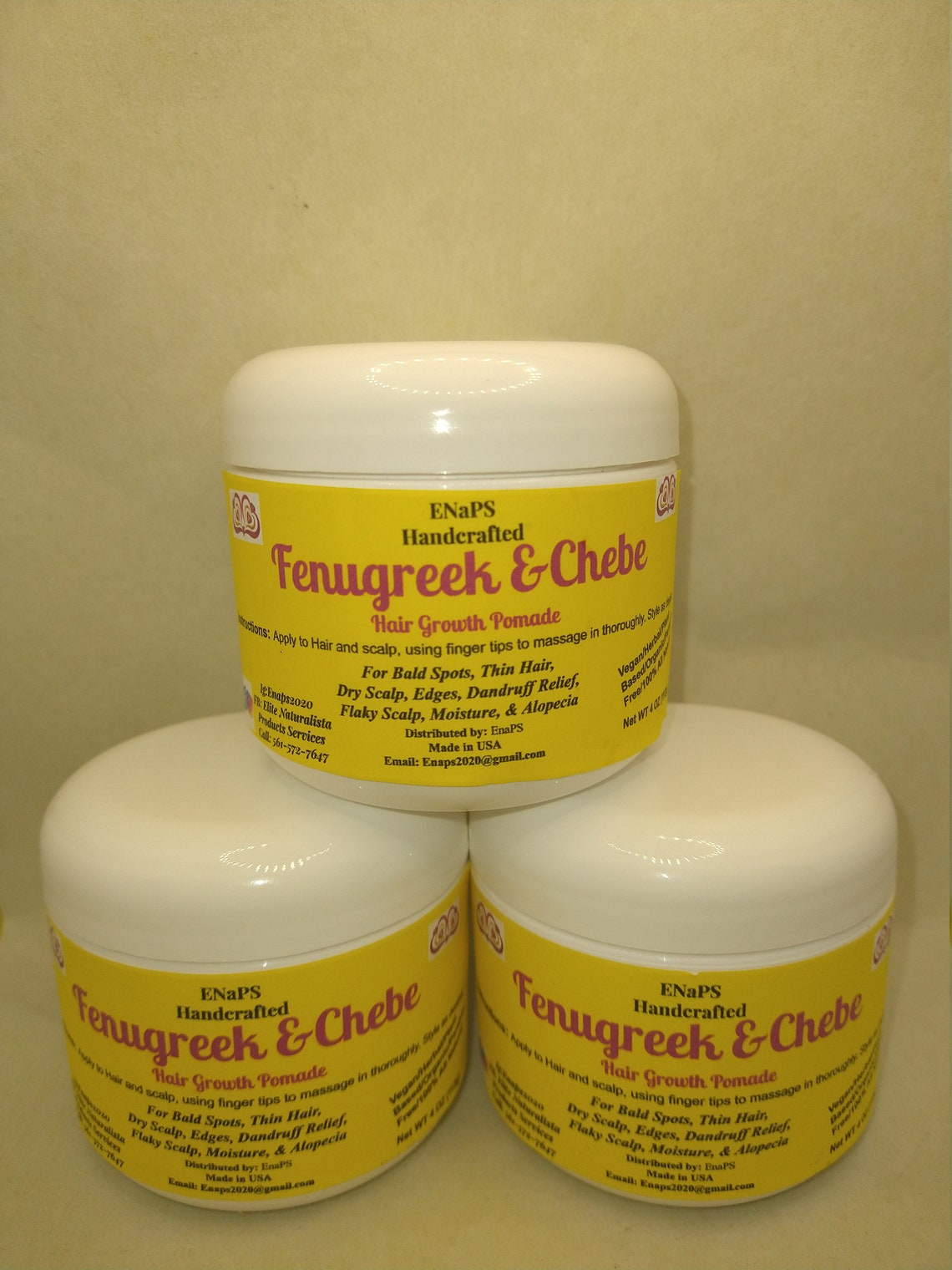 Fenugreek & Chebe Hair Grease Great for Restoring Hair Follicles, Great