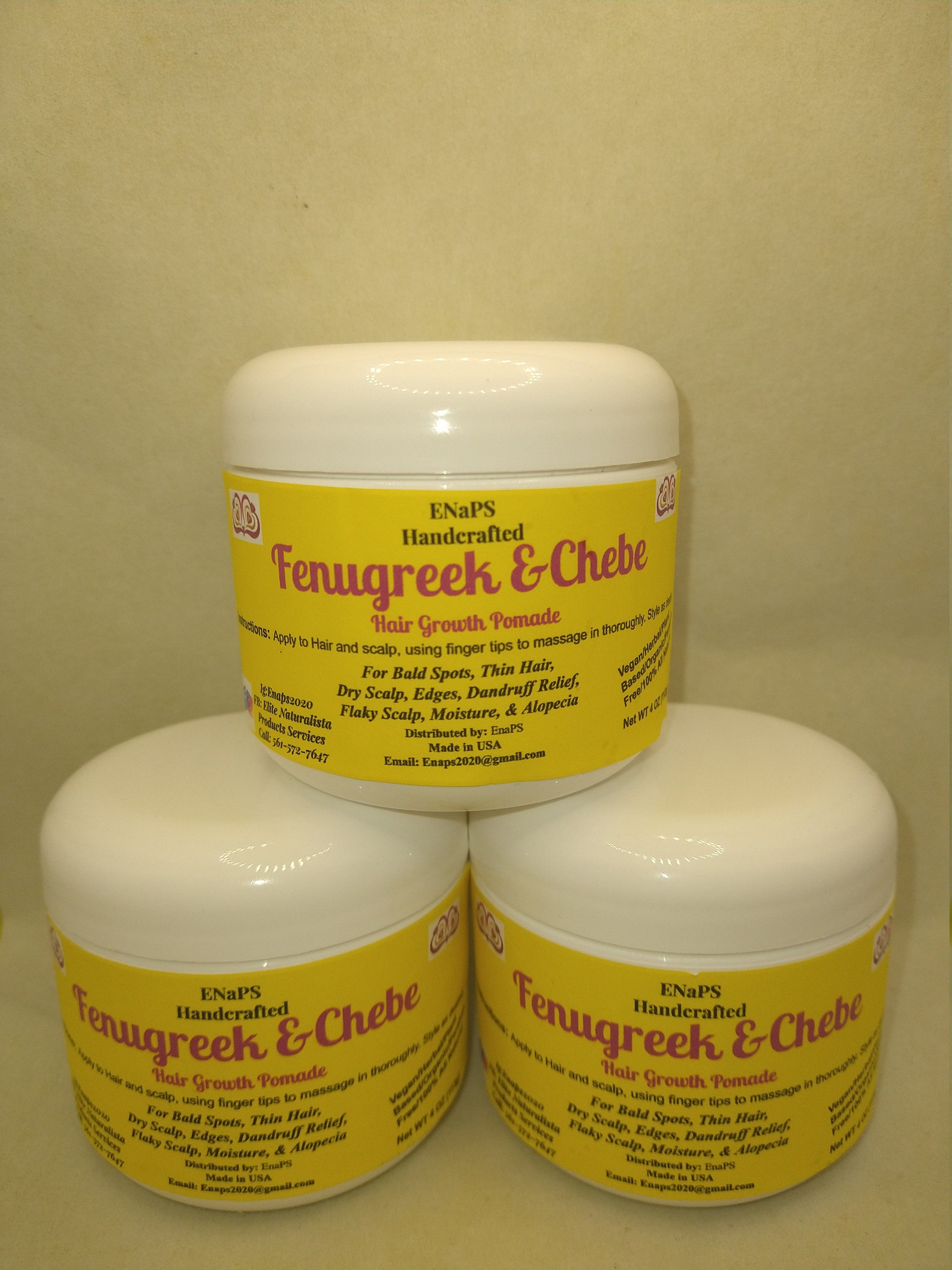 Fenugreek & Chebe Hair Grease Great for Restoring Hair Follicles, Great
