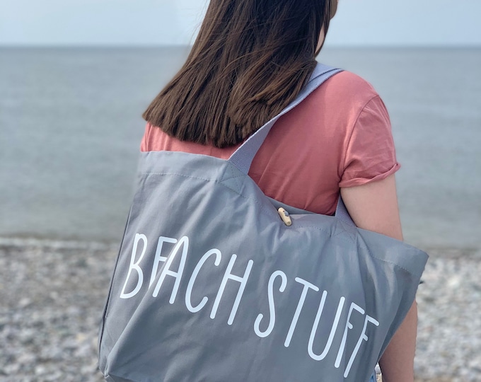 100% Organic cotton Beach bag