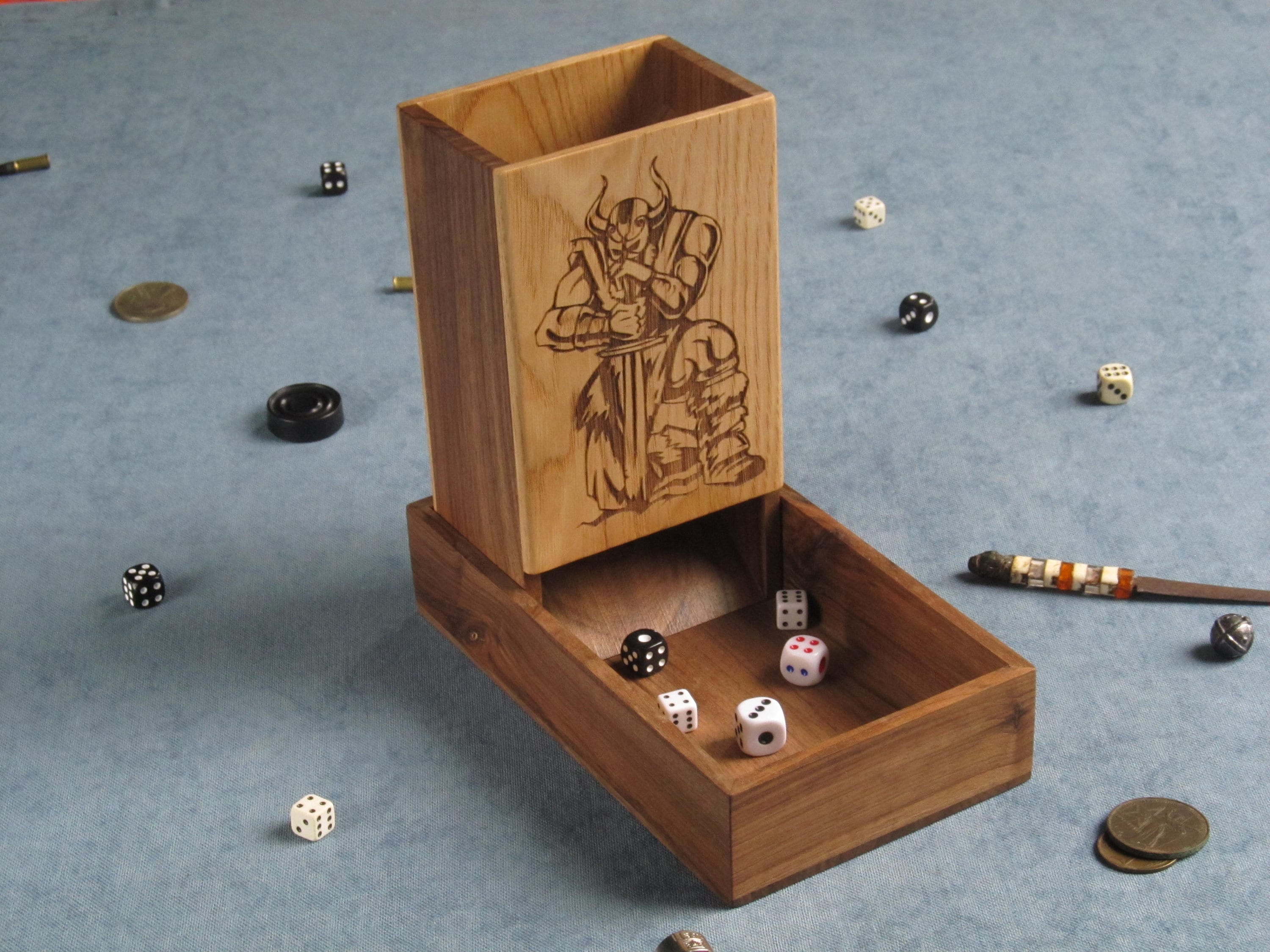 Dice Tray Tabletop RPG Foldable Dice Holder Storage Box For DnD Board Games 