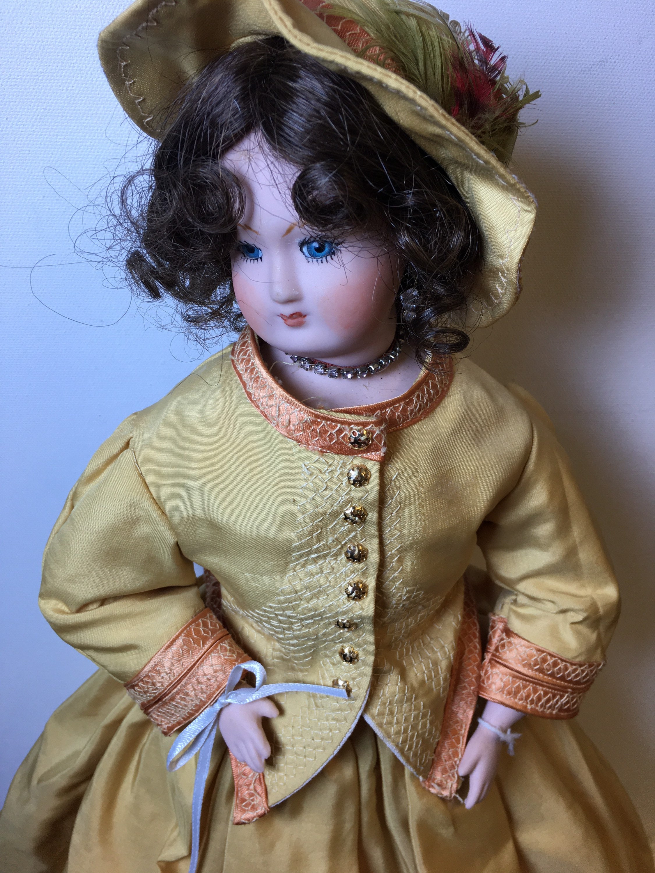 Vintage Bisque Doll 7 girl doll KBH U.S.A.