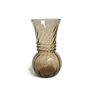 Amber Glass Vase