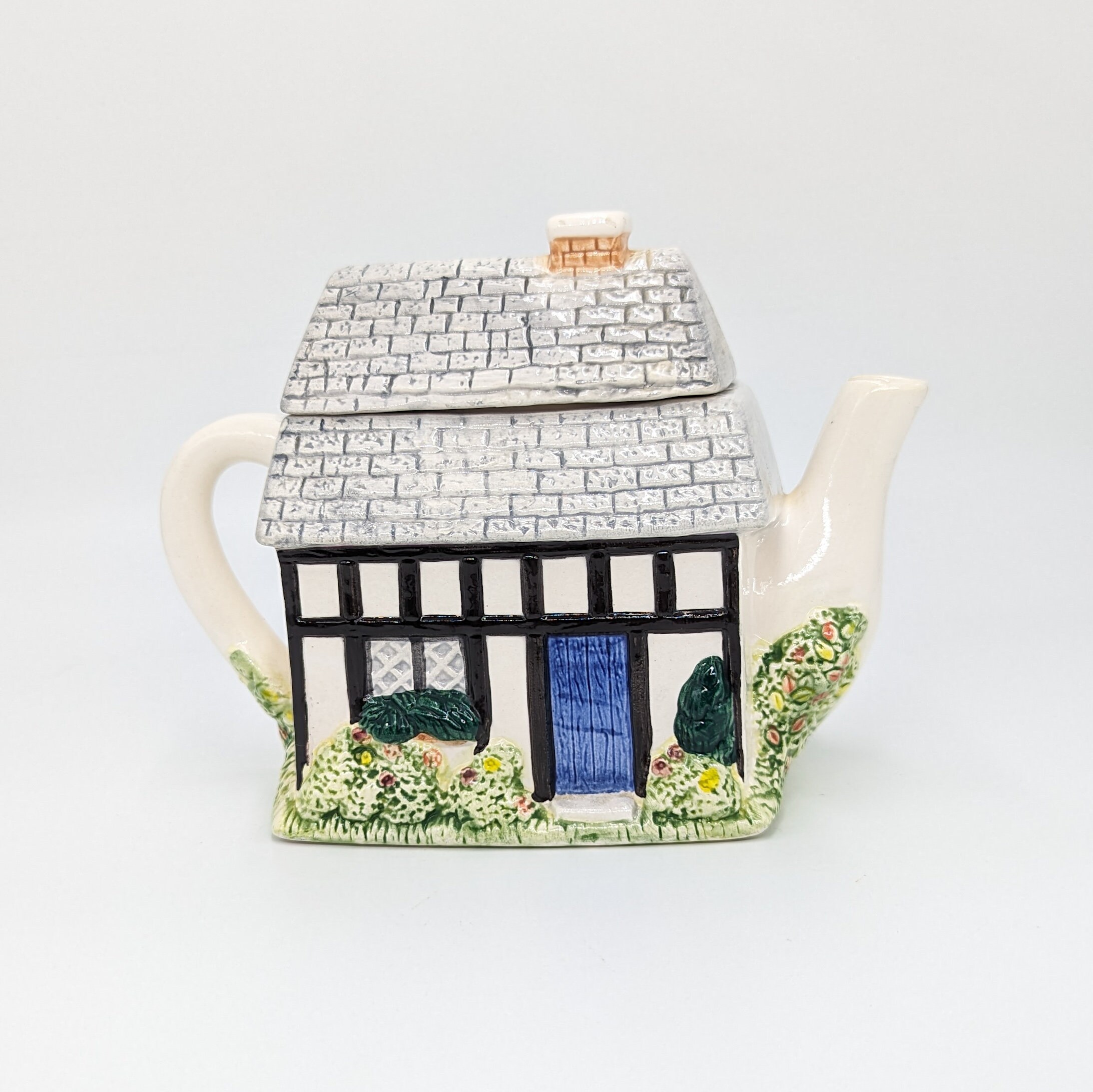 Vintage Butcher Tea Pot - Etsy