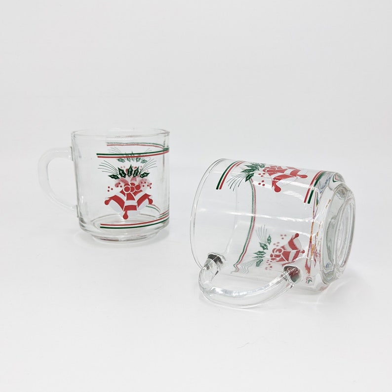 Vintage Christmas Mugs, Set of 2 image 2