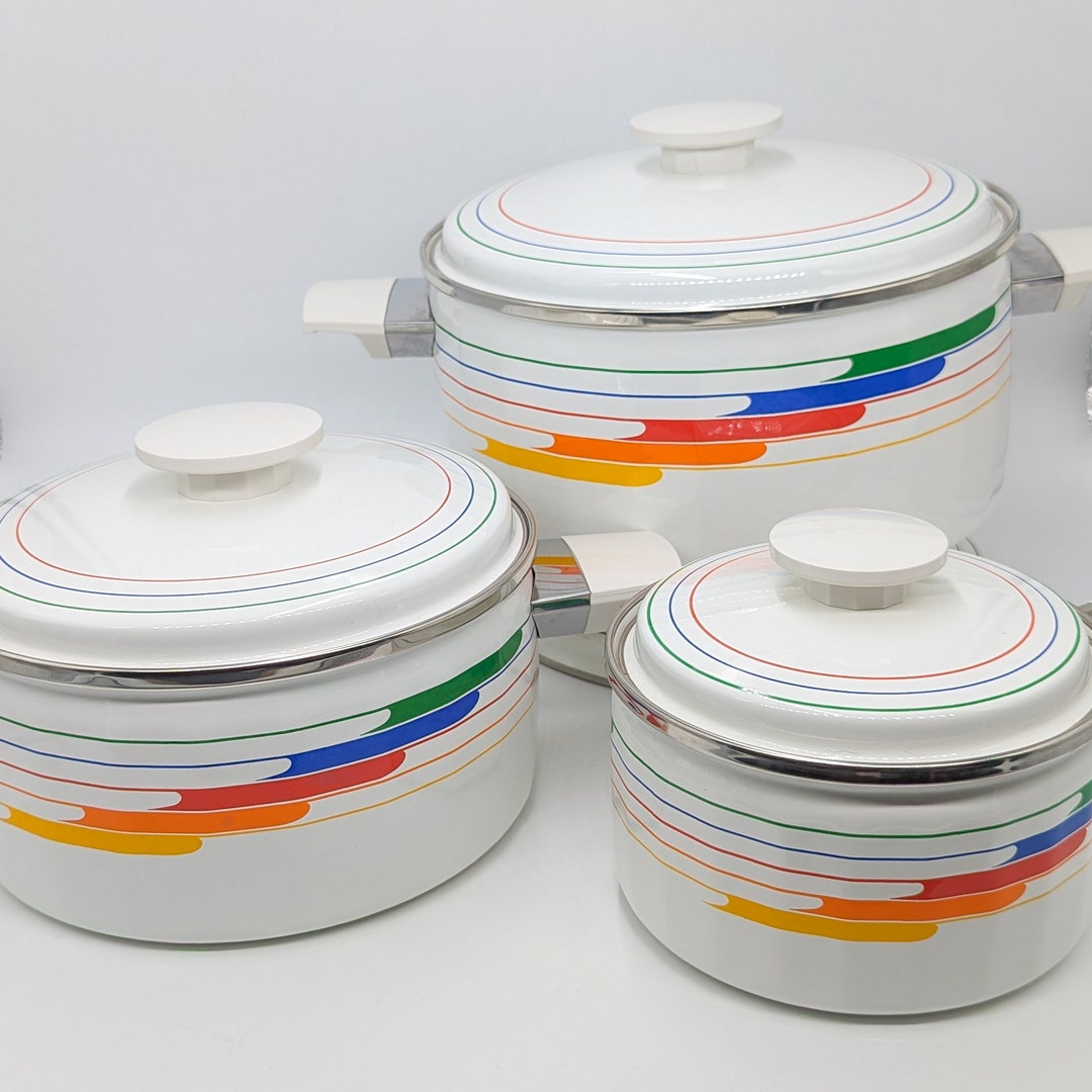 Vintage 1980s Studio Nova Hifi Pot Set 3 Piece Etsy