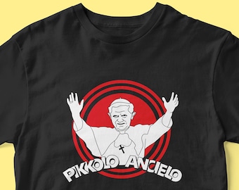 PIKKOLO ANCIELO Papa ratzinger pastore tedesco fan tshirt evviva il signore salvate i pampini papabis pontefice vaticancity